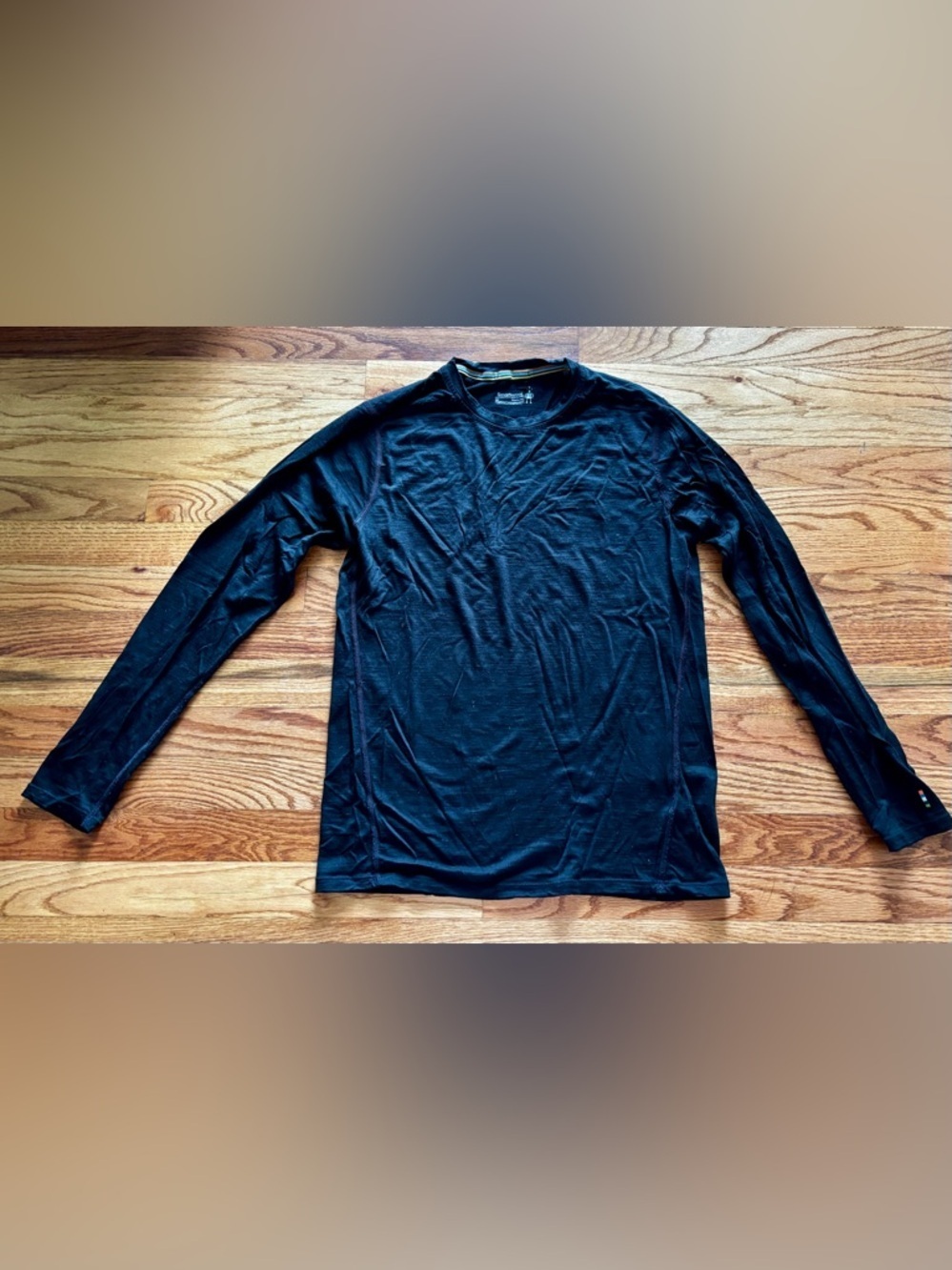 Smartwool Men's Long-Sleeve Crew Neck in Black